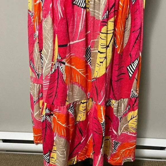 NIC+ZOE Feather Leaves Sleeveless Dress - Picture 6 of 12